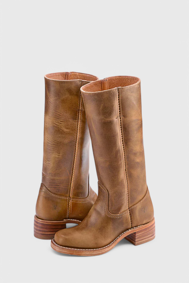 Bottes pour femme à talon compensé montant jusqu’au genou
