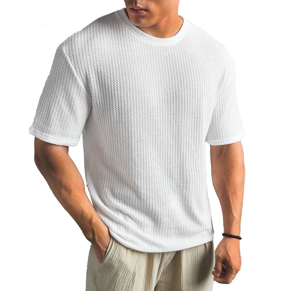Men's Textured Relaxed Fit T-Shirt