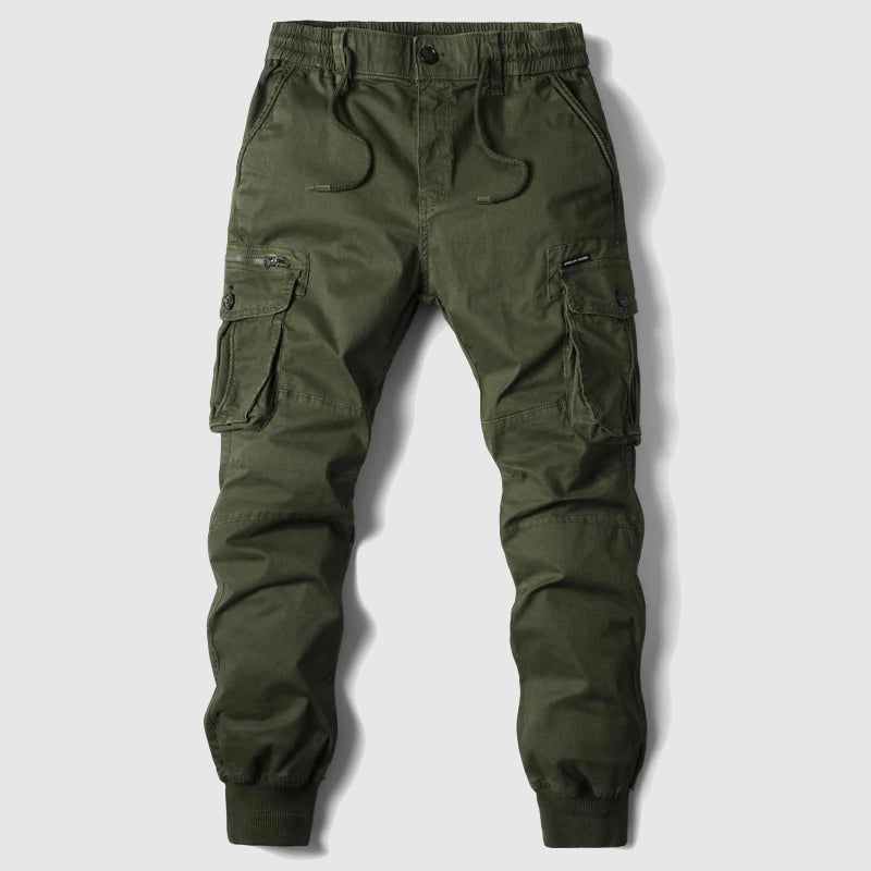 Pantalon cargo fuselé pour homme avec poches utilitaires