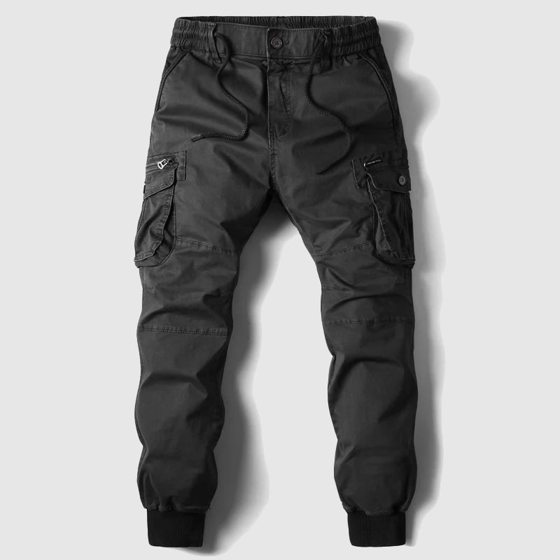 Pantalon cargo fuselé pour homme avec poches utilitaires
