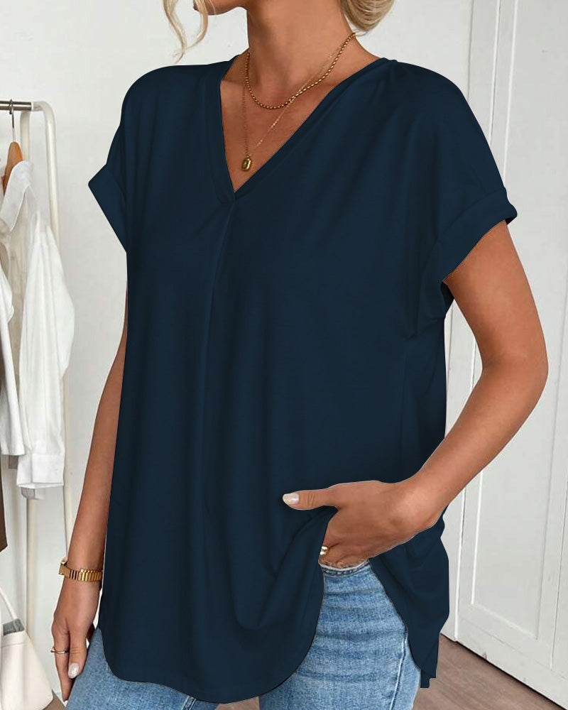 Women's Relaxed Fit V-Neck T-Shirt