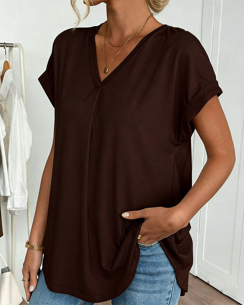 Women's Relaxed Fit V-Neck T-Shirt