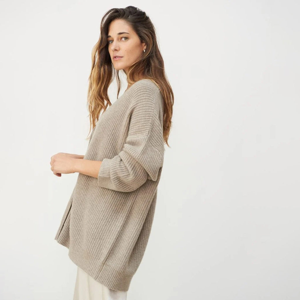 Women's Relaxed Knit Button Cardigan