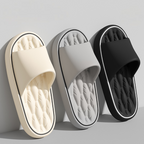 Unisex Cushioned Shower Slides with Massage Footbed