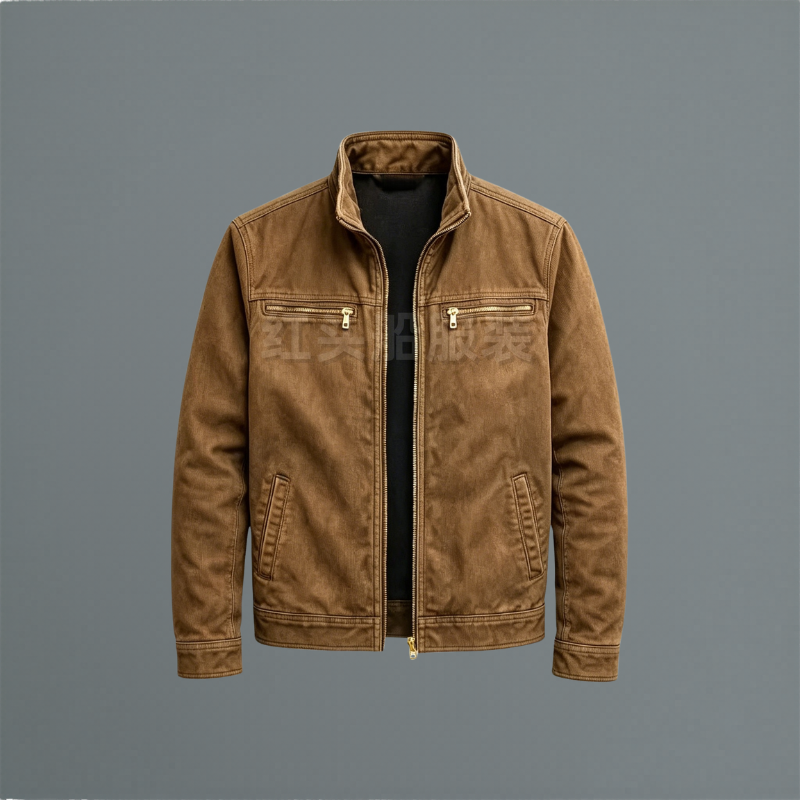 Men's Cotton Zip Jacket | Classic Everyday Outerwear