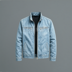 Men's Cotton Zip Jacket | Classic Everyday Outerwear