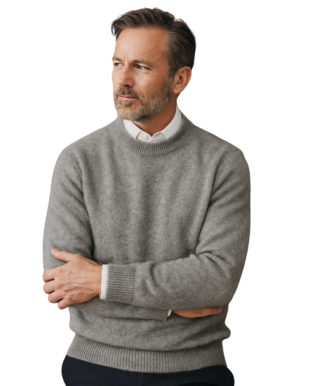 Men's Classic Crew Neck Knitted Jumper
