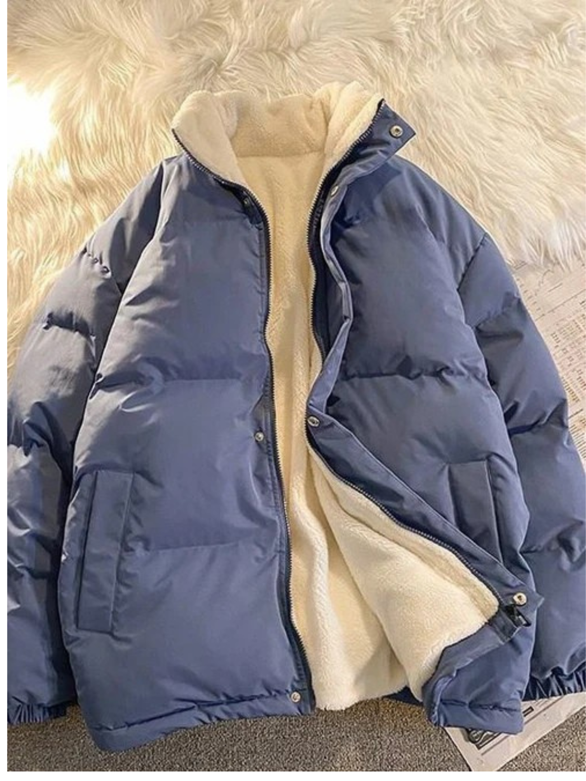 Women's Lightweight Quilted Jacket | High Collar Zip-Up Puffer