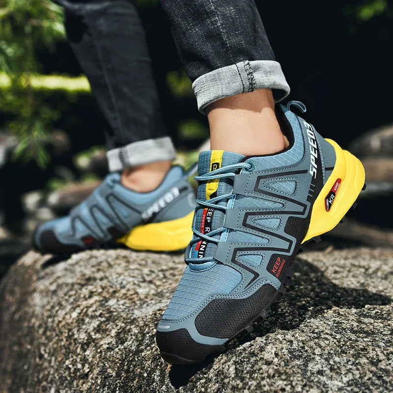 Men's Mesh Hiking Trainers for Summer Outdoor Walking