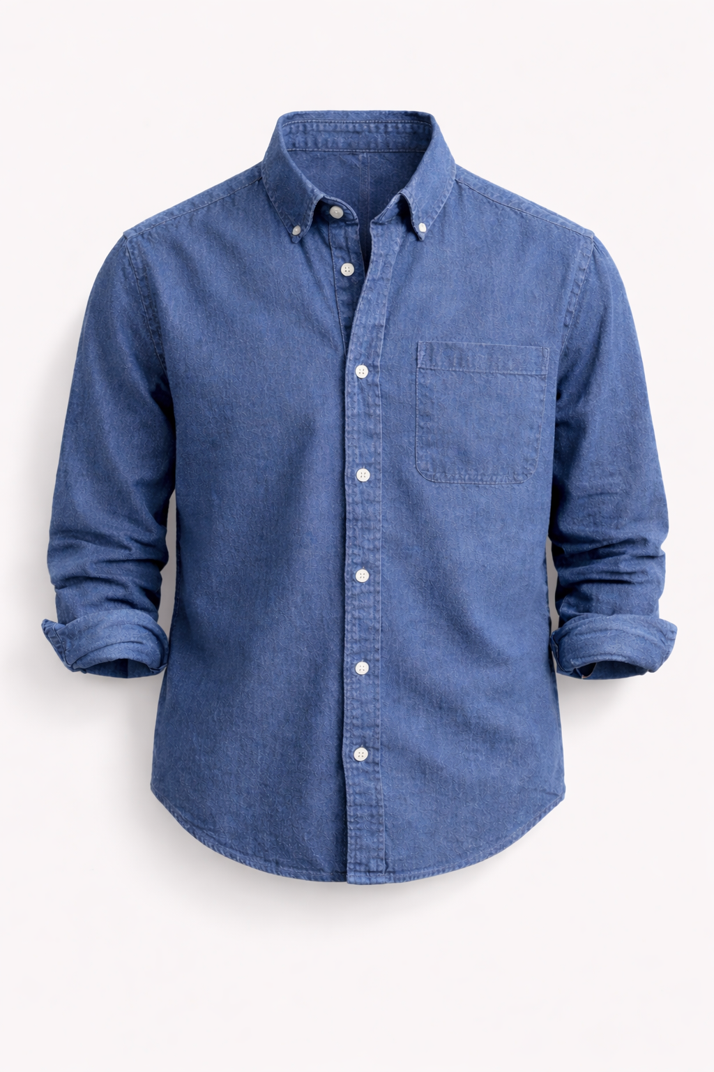 Men's Cotton Linen Button-Down Shirt for Summer Smart Casual Wear