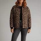 Women’s Leopard Print Overshirt Jacket