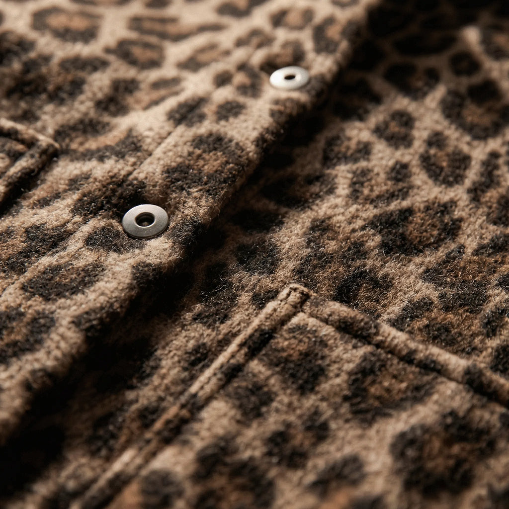 Women’s Leopard Print Overshirt Jacket