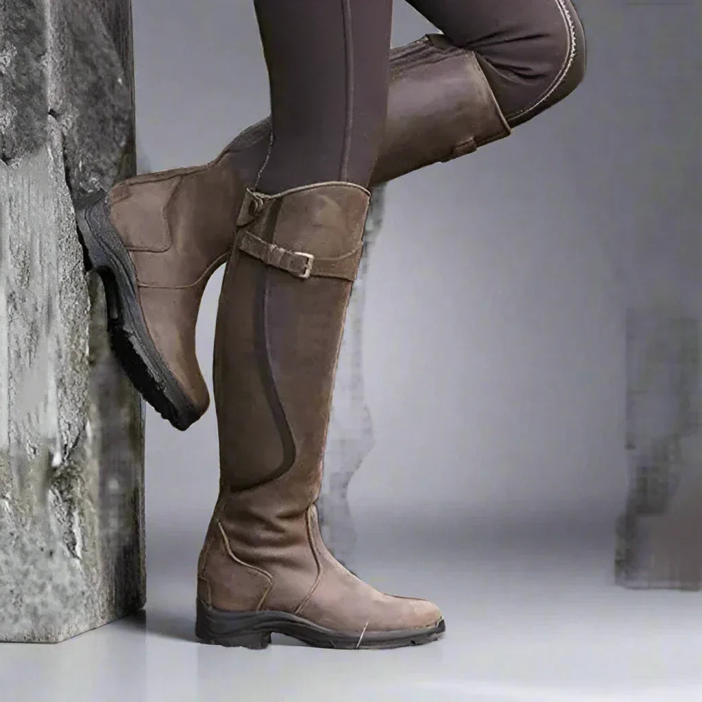 Bottes d’équitation montantes jusqu’au genou pour femme