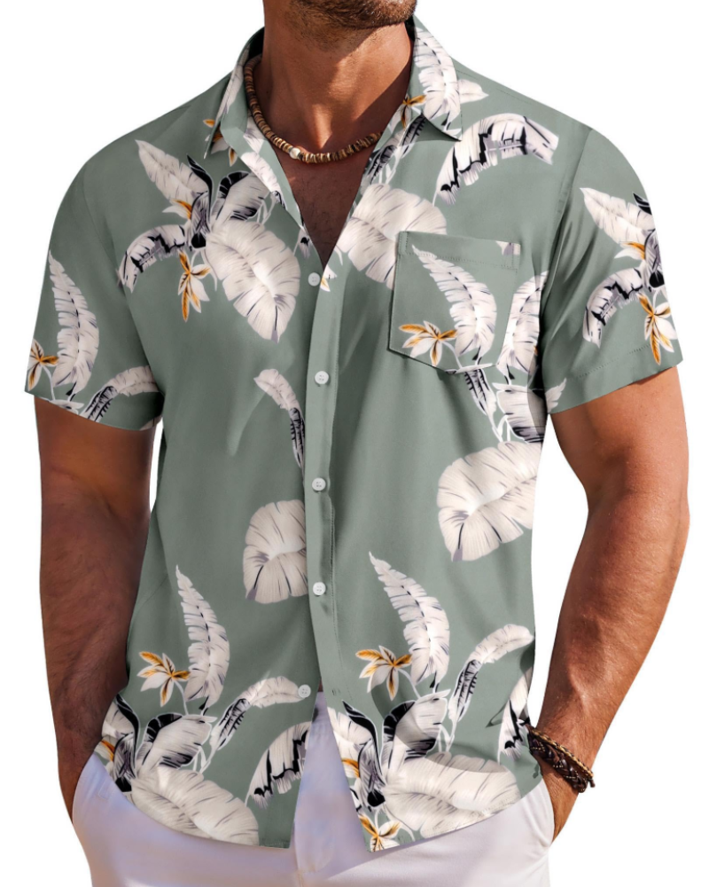 Men's Cotton Shirt for Autumn Casual Everyday Wear