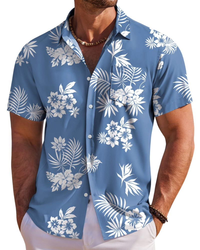 Men's Cotton Shirt for Autumn Casual Everyday Wear