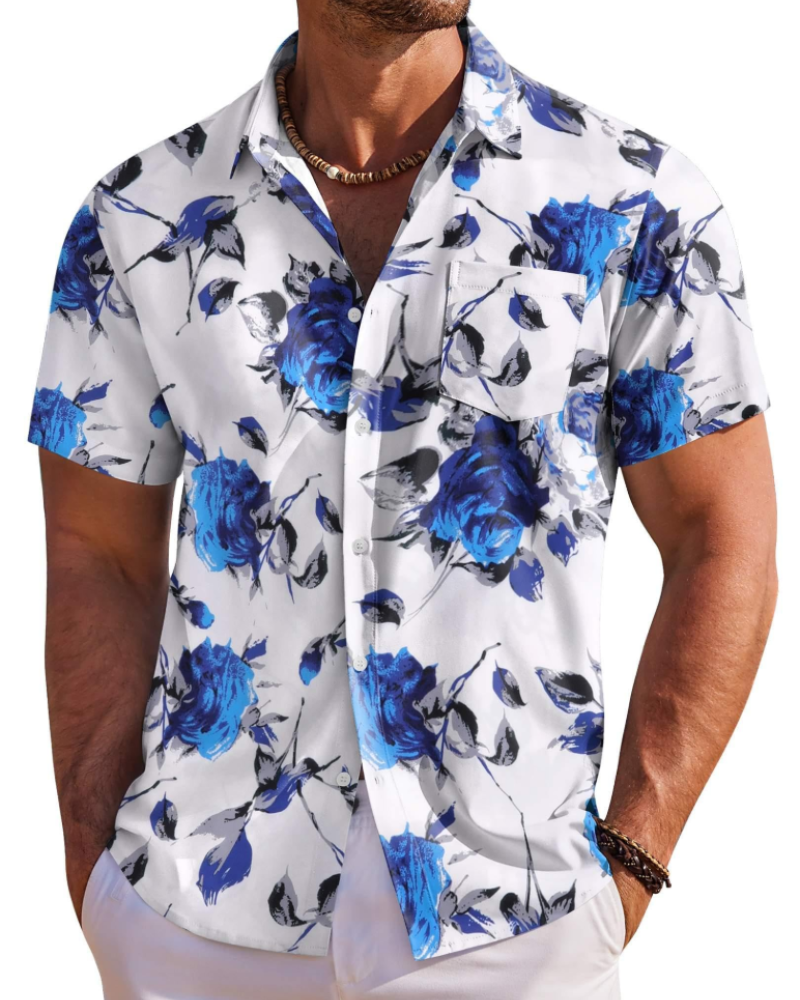 Men's Cotton Shirt for Autumn Casual Everyday Wear