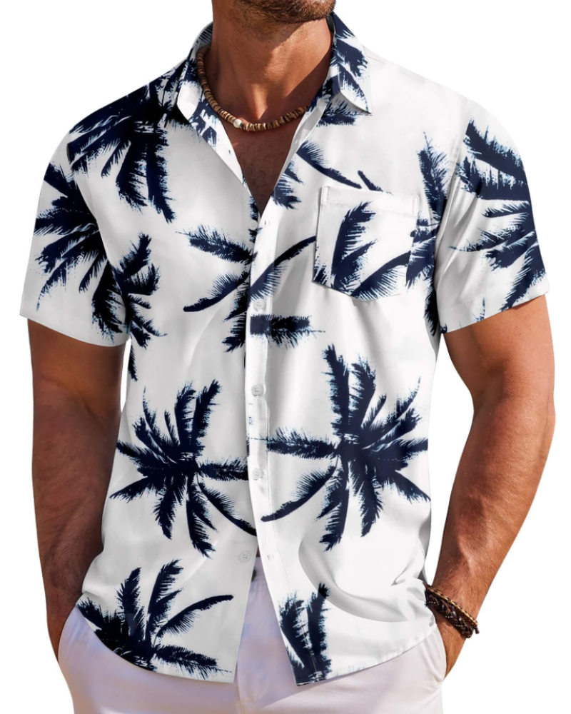 Men's Cotton Shirt for Autumn Casual Everyday Wear