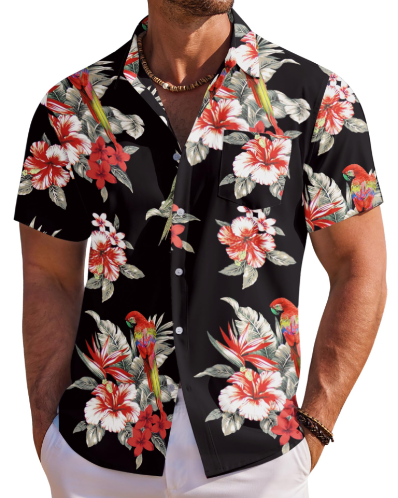 Men's Cotton Shirt for Autumn Casual Everyday Wear