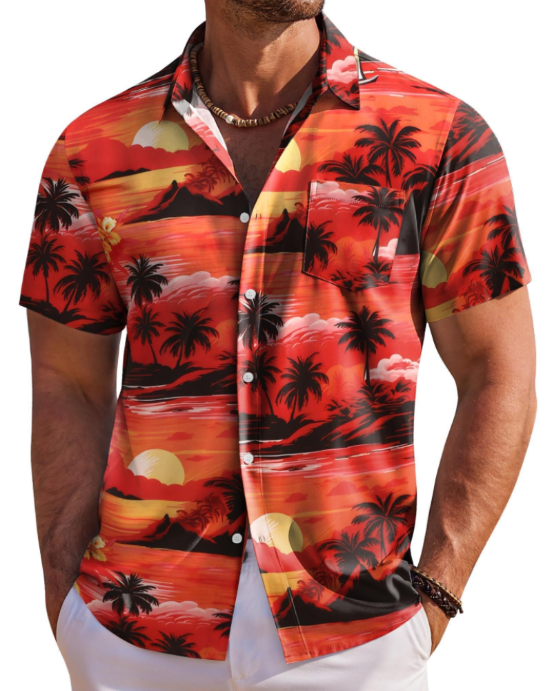 Men's Cotton Shirt for Autumn Casual Everyday Wear