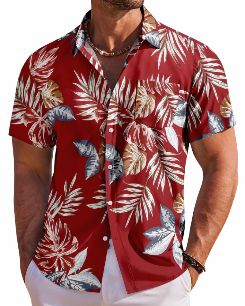 Men's Cotton Shirt for Autumn Casual Everyday Wear