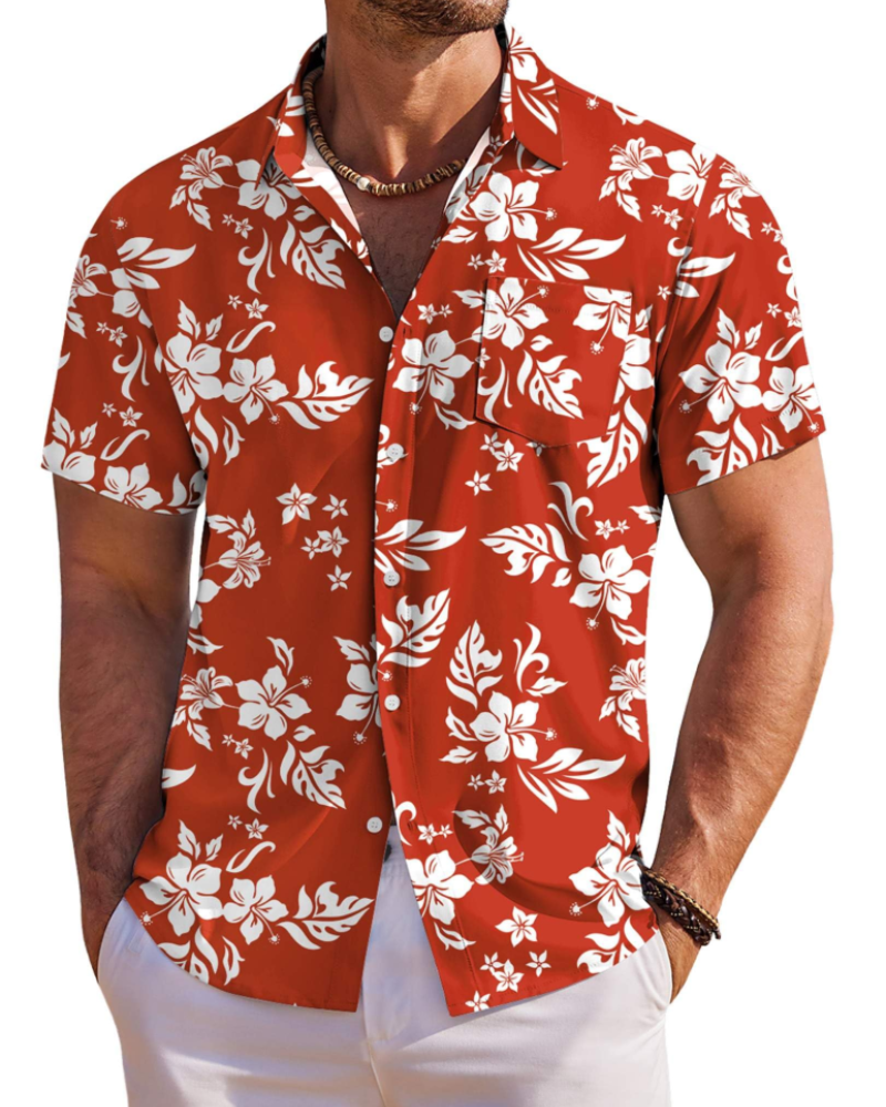 Men's Cotton Shirt for Autumn Casual Everyday Wear