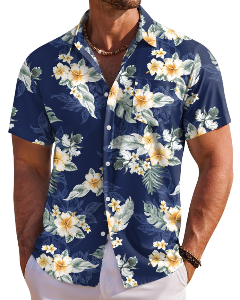Men's Cotton Shirt for Autumn Casual Everyday Wear