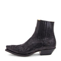 Women's Leather Western Ankle Boots for Autumn