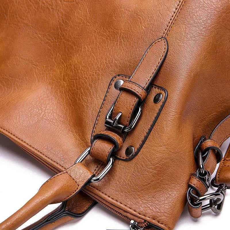 Sac à bandoulière et porté croisé à détails de boucles pour femme