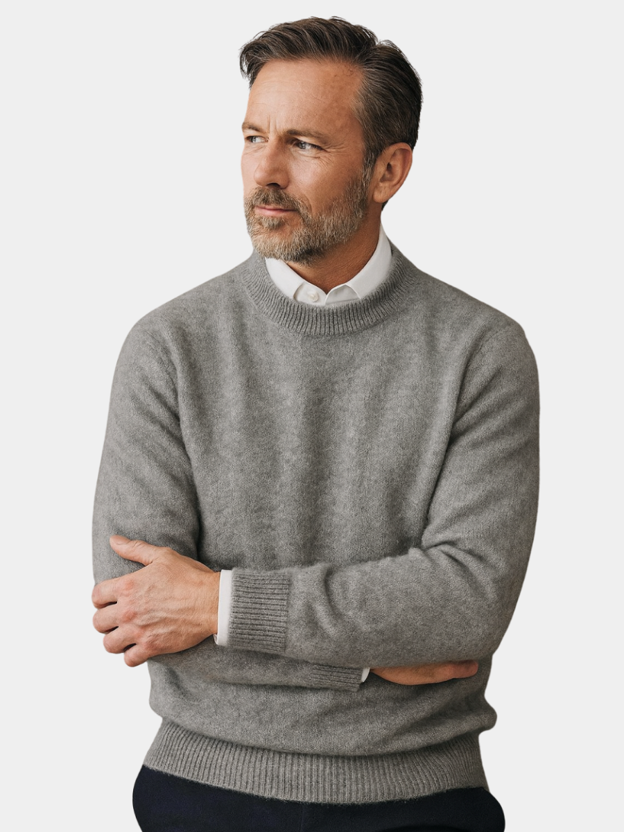 Men's Classic Crew Neck Knitted Jumper
