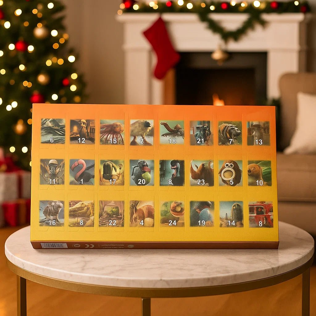 24-Day Christmas Advent Calendar with Figurines