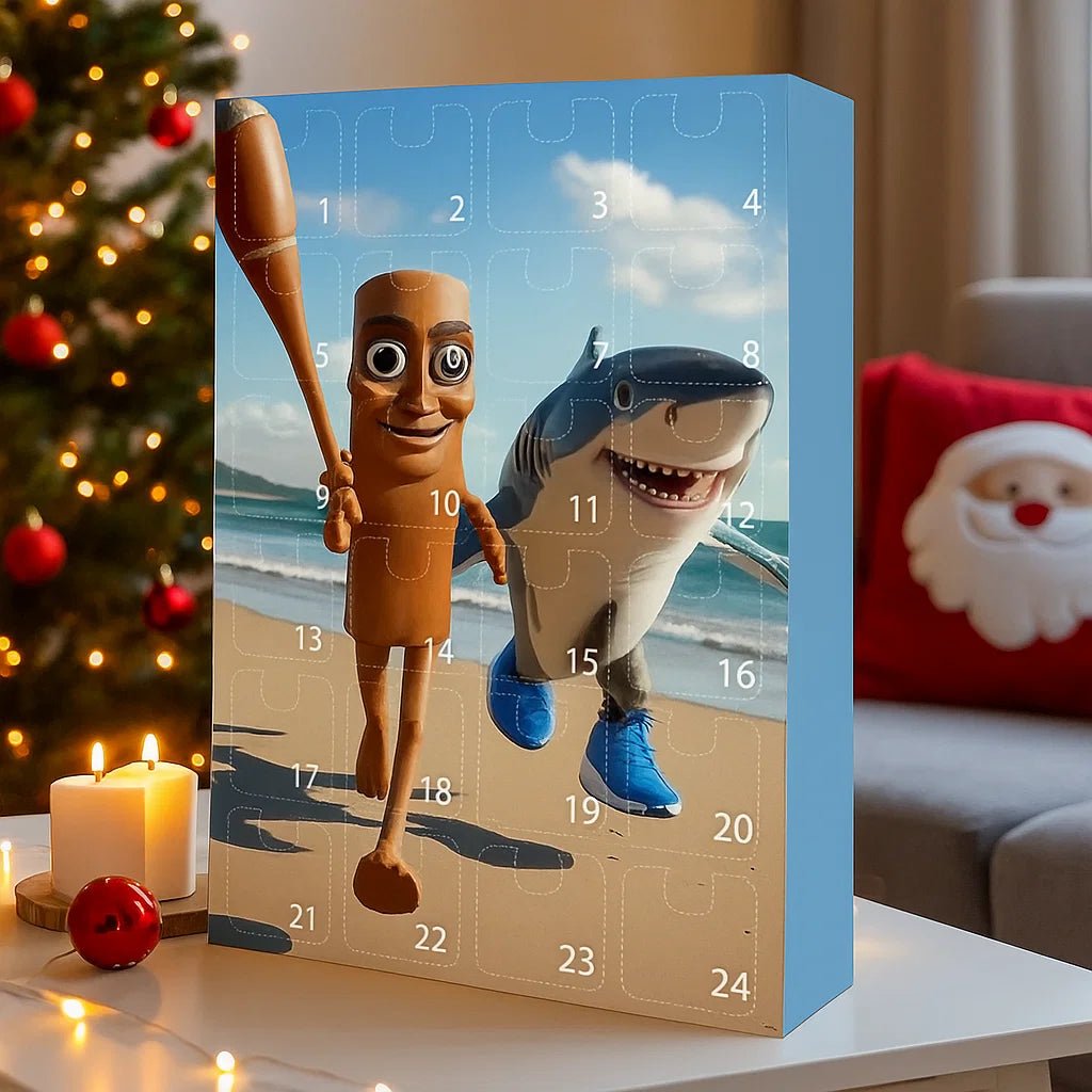 24-Day Christmas Advent Calendar with Figurines