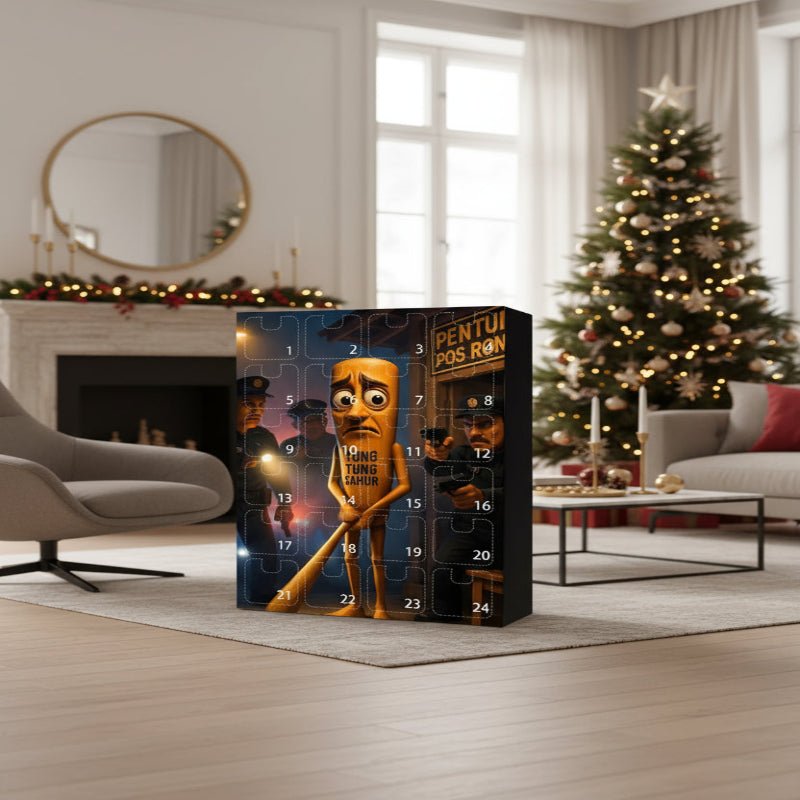 24-Day Christmas Advent Calendar with Figurines