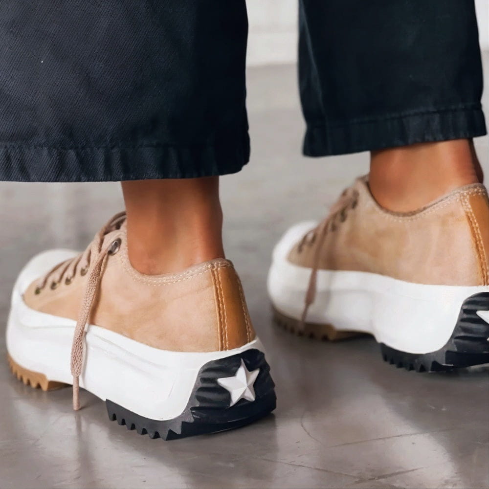 Women's Chunky Platform Canvas Trainers