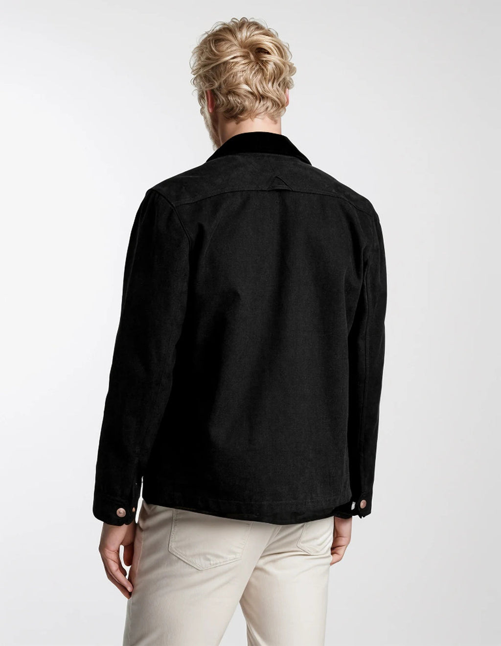 Men's Button-Down Jacket | Relaxed Fit Casual Outerwear