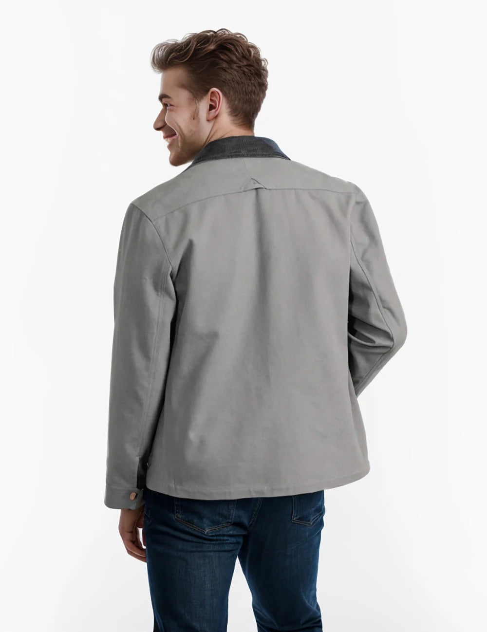 Men's Button-Down Jacket | Relaxed Fit Casual Outerwear