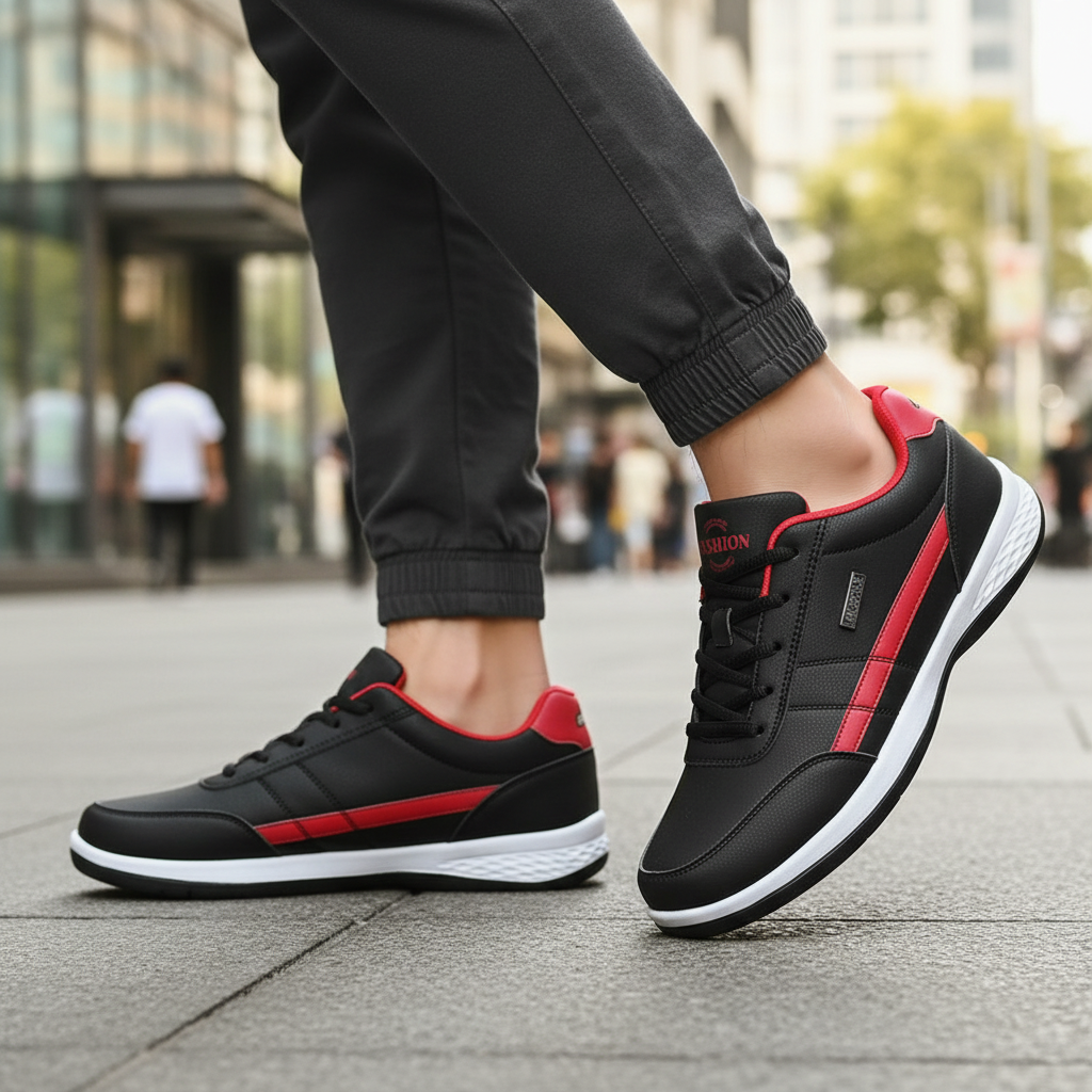 Men's Cushioned Walking Trainers for Everyday Comfort