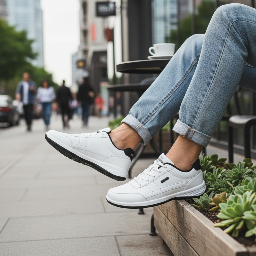 Men's Cushioned Walking Trainers for Everyday Comfort