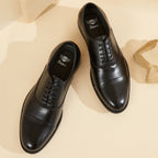 Men's Classic Cap-Toe Oxford Lace-Up Dress Shoes