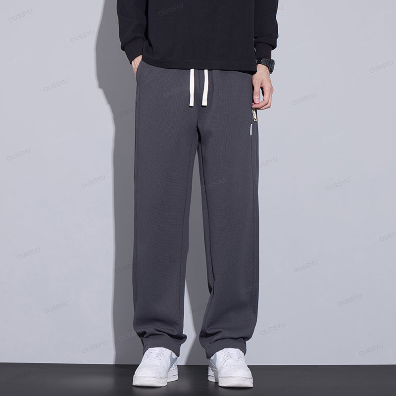 Men’s Waffle Texture Relaxed Fit Trousers