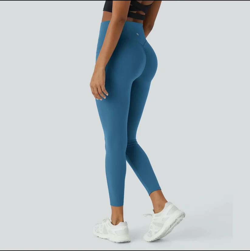 Legging de sport sans coutures taille haute pour femme