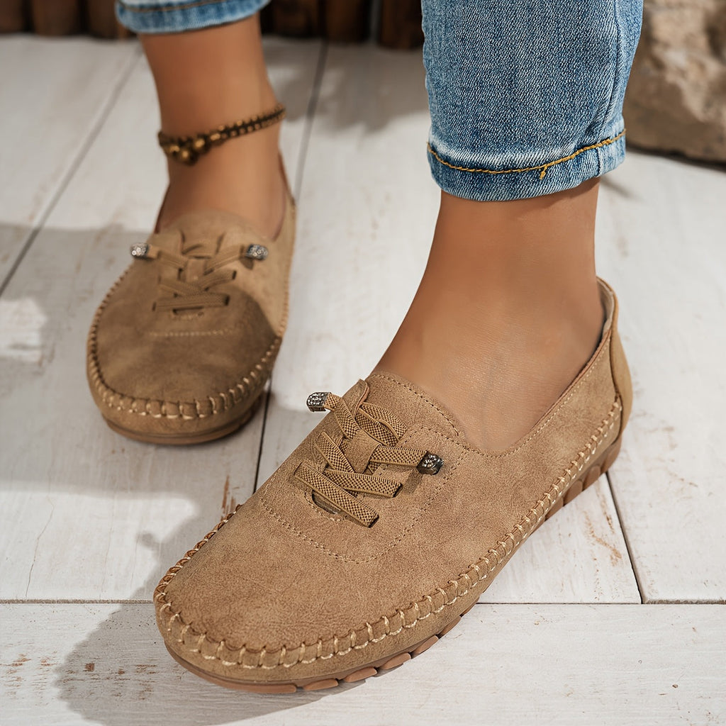 Women's Casual Lace-Up Walking Shoes