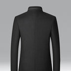 Men's Stand-Collar Lined Trench Coat | Tailored Fit