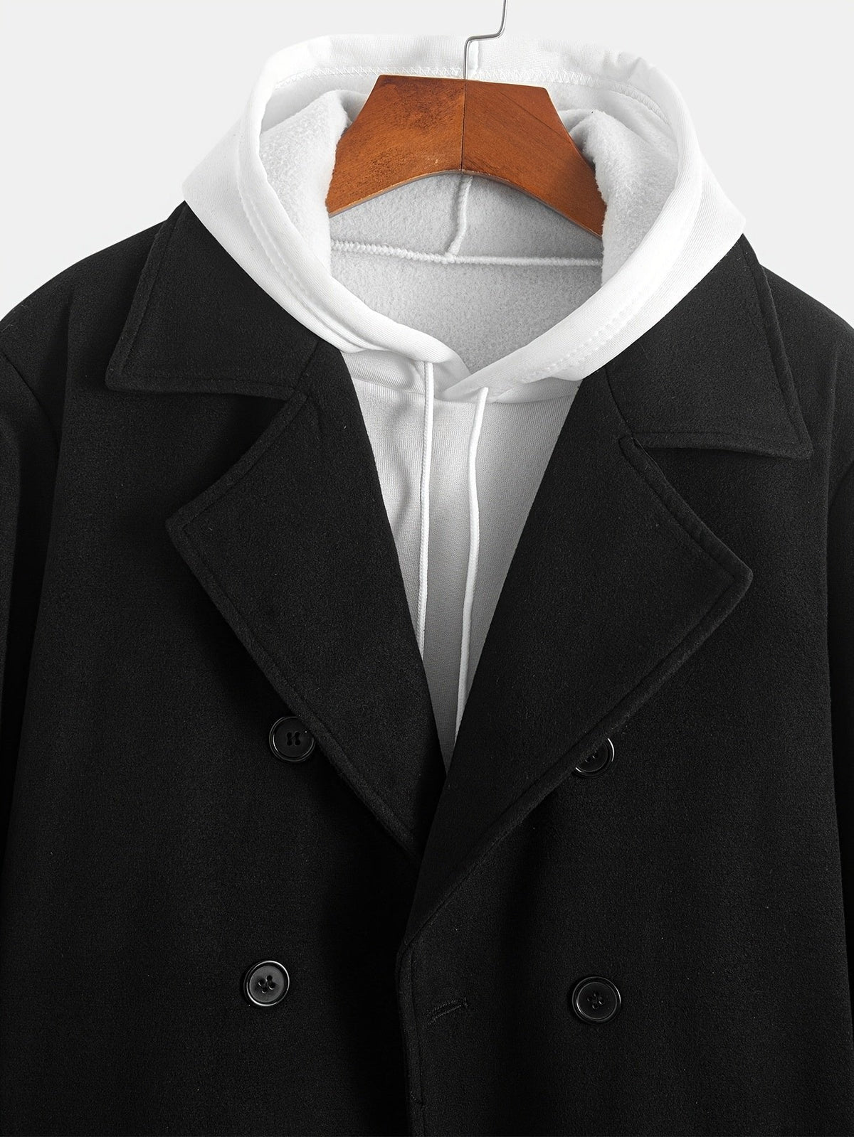 Men's Double-Breasted Trench Coat | Tailored Fit
