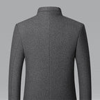 Men's Stand-Collar Lined Trench Coat | Tailored Fit