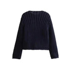 Women’s Chunky Knit Button Cardigan with Pockets