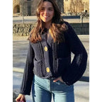 Women’s Chunky Knit Button Cardigan with Pockets