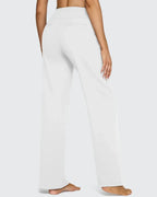 Women's High-Waisted Wide-Leg Trousers with Pockets