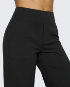 Women's High-Waisted Wide-Leg Trousers with Pockets