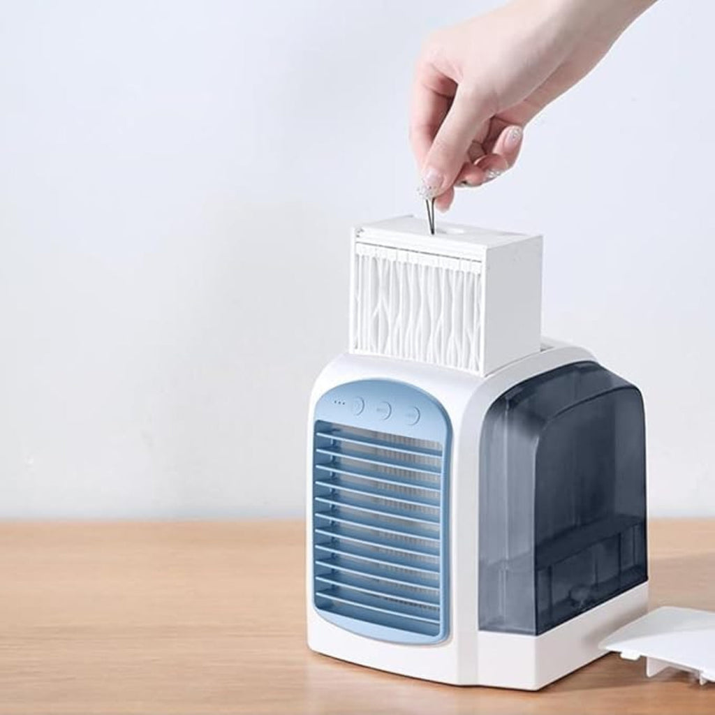 Portable Evaporative Air Cooler with ABS Plastic Water Tank for Summer
