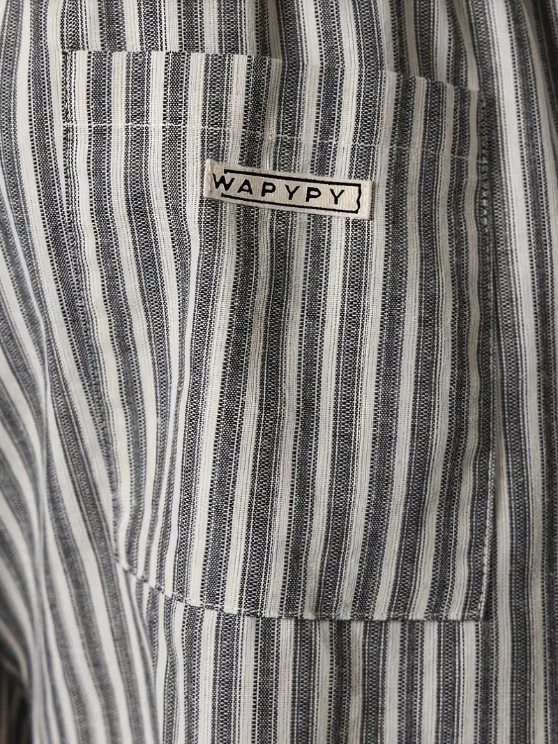 Men’s Striped Wide Leg Trousers